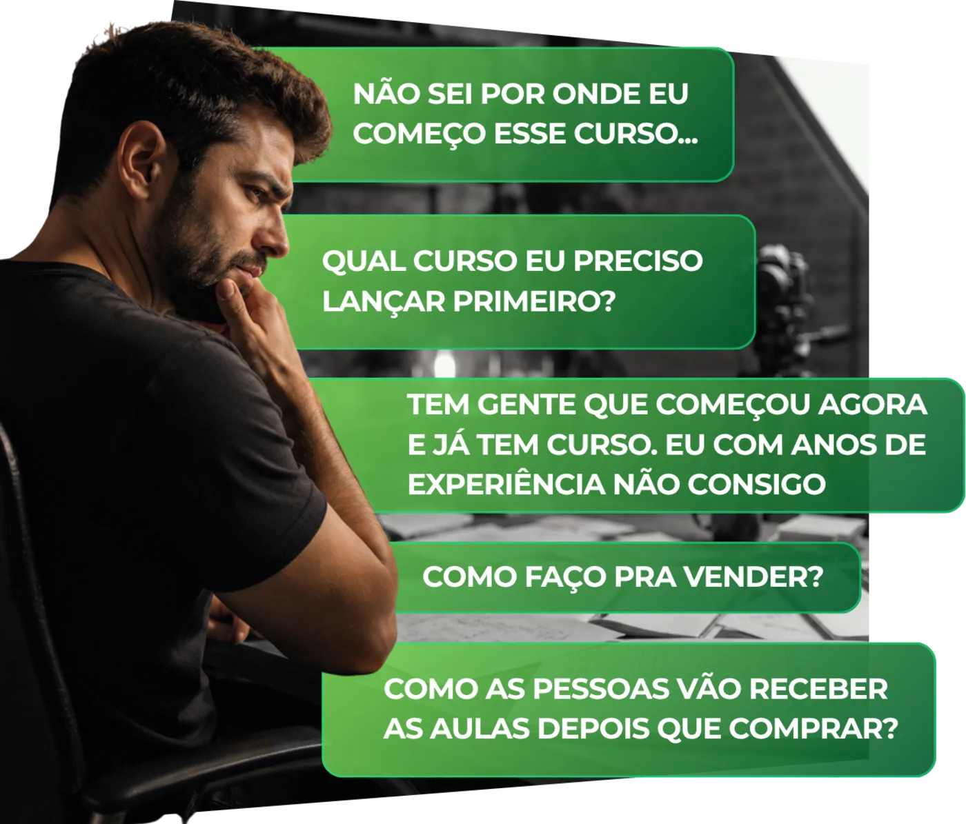 Pensamentos comuns de quem quer transformar conhecimento em renda