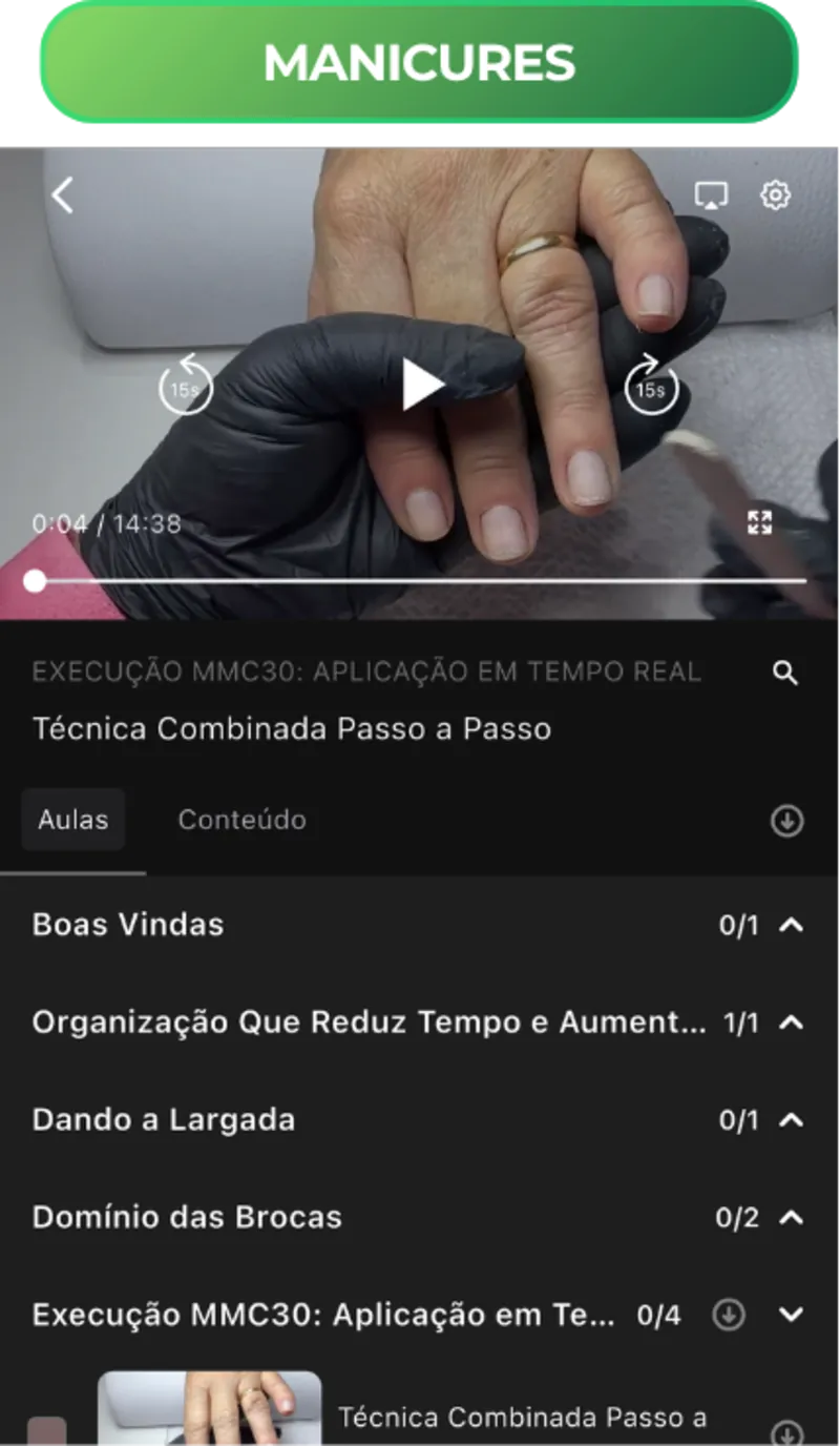 Aluna Shay — curso publicado em poucos dias